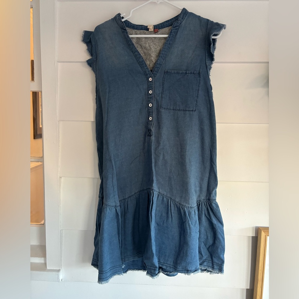 Pilcro Blue Denim Sleeveless Dress- Size M